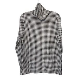 J CREW Classic Academia Houndstooth Turtleneck